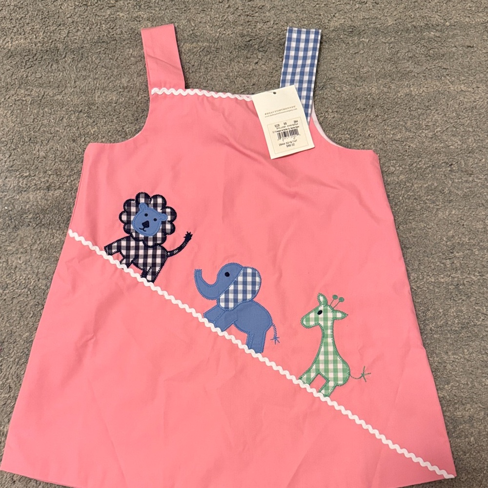 Beaufort Bonnet Pink Animal Print Dress NWT